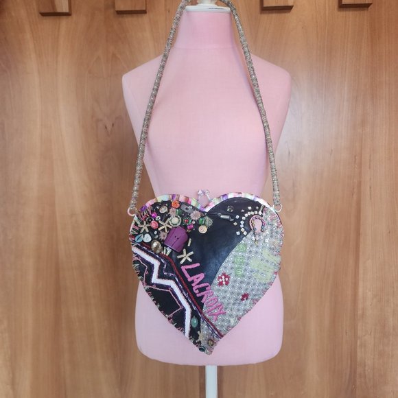 Christian Lacroix Bazar Heart Bag! Vintage! Rare! - Picture 12 of 12